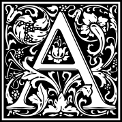 william-morris-letter-a