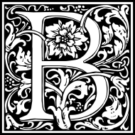 william-morris-letter-b