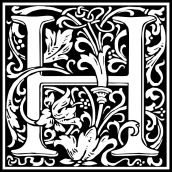 william-morris-letter-h