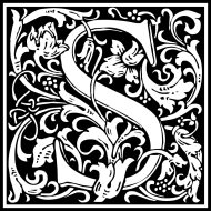 william-morris-letter-s