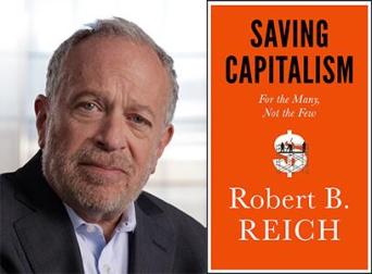 Robert B. Reich Photo and Book with Black Border 08042015